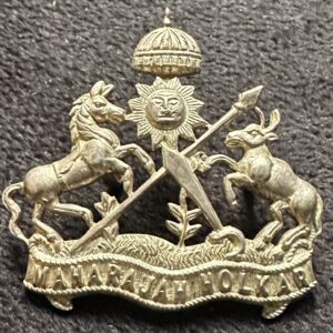 INDORE STATE COAT OF ARMS MAHARAJA HOLKAR - INDIAN ANTIQUE
